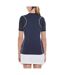 Womens/ladies Contrast Trim Regular Golf Polo Shirt Black Iris Original Penguin-2