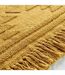 Tapis Déco à Franges Cilaos 60x90cm Safran-2