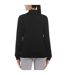 Womens/ladies Wool Mock Neck Regular Sweatshirt Black Ink Callaway-2
