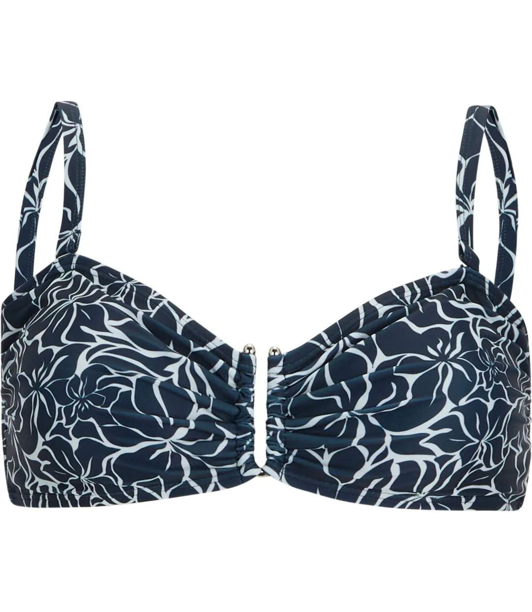 Haut De Maillot De Bain Aceana Floral Paradise Femme Bleu Marine Regatta-1