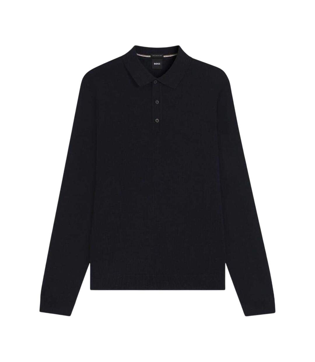 Polo Manches Longues Lanciomne Homme Bleu Foncé Boss-3