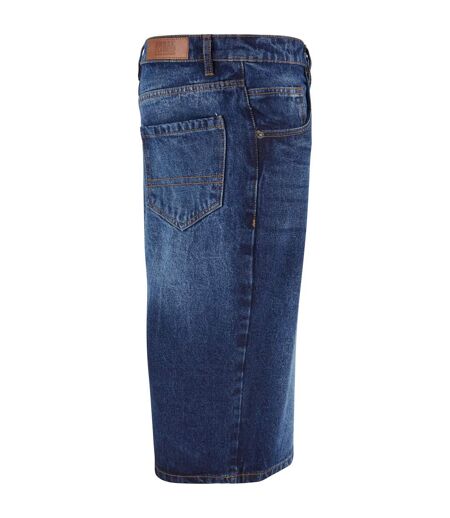 Short 90's Homme Bleu Foncé Délavé Urban Classics