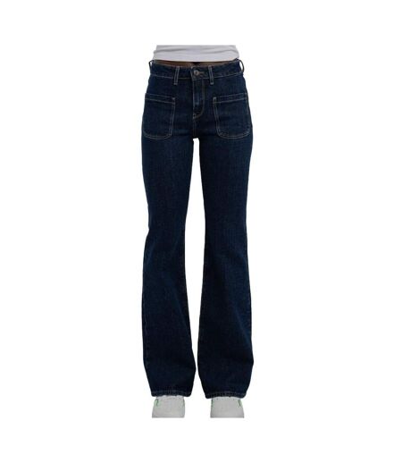Jean droit bleu femme teddy smith diams