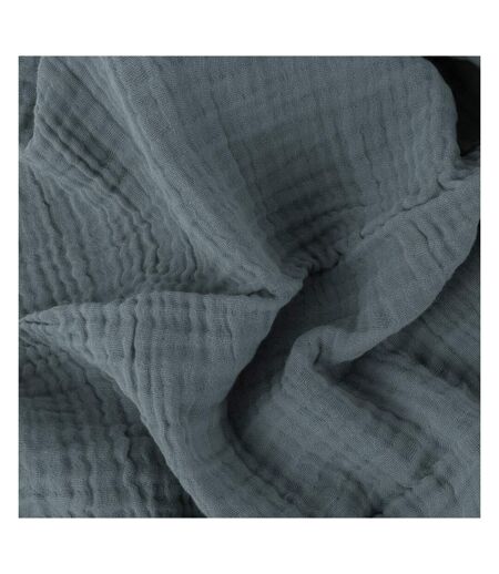 Lark muslin crinkled throw dusk Yard