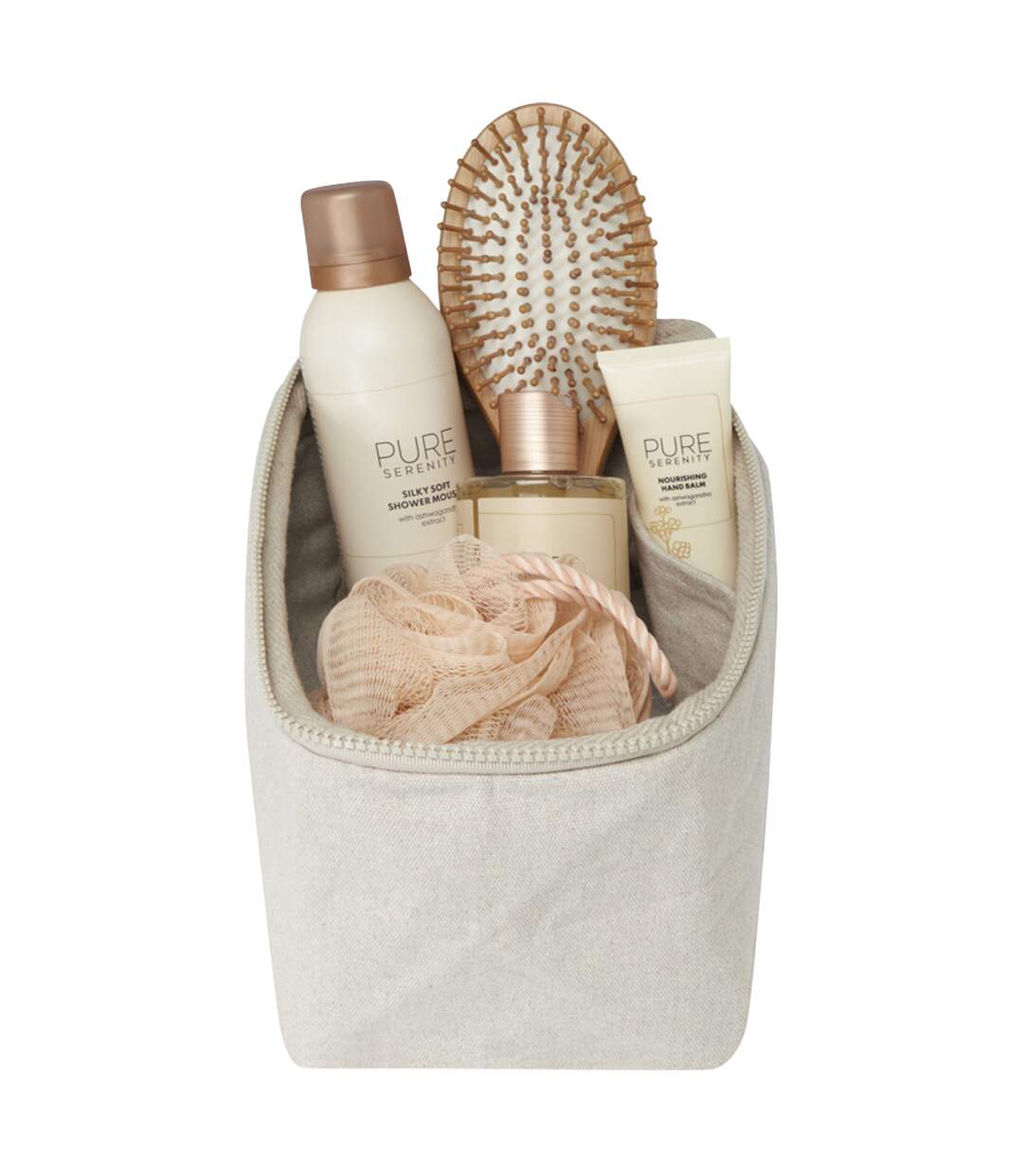 Trousse de toilette pack taille unique blanc cassé Generic-3