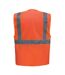 Yoko Gilet Hi-Vis unisexe pour adultes (Orange) - UTPC6658-2