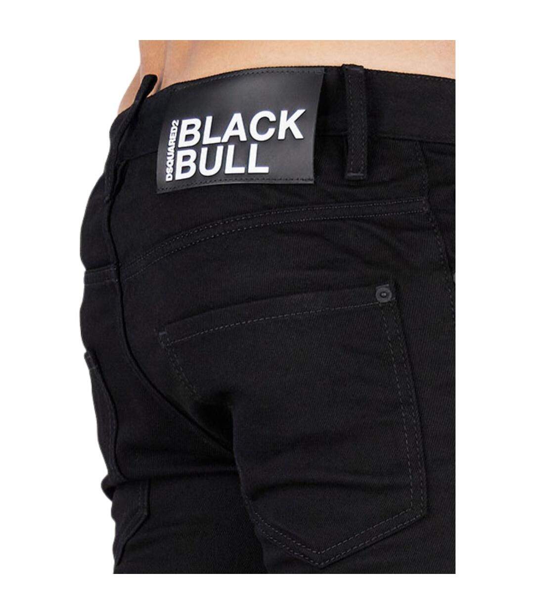 Jean Black Bull Femme Noir DSquared2-3