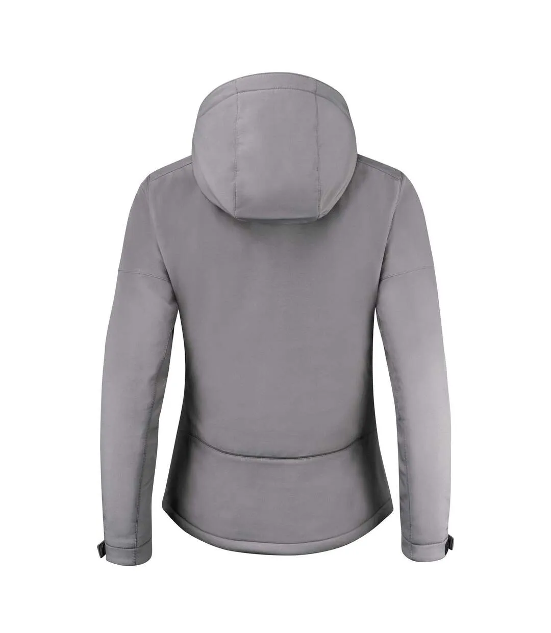Womens/ladies Overlanding Soft Shell Jacket Steel Grey Printer-2