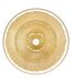 Assiette de Présentation Plate Celeste 33cm Doré-1
