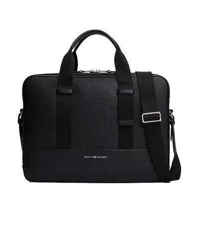 Sacoche noire homme tommy hilfiger modern