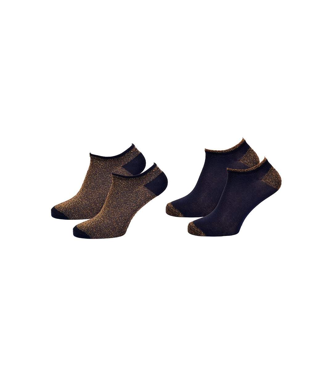 Chaussettes Courtes femme TWINDAY Qualité et Confort-Assortiment modèles photos selon arrivages- - Pack de 4-3