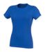 Womens/ladies feel good t-shirt royal blue SF