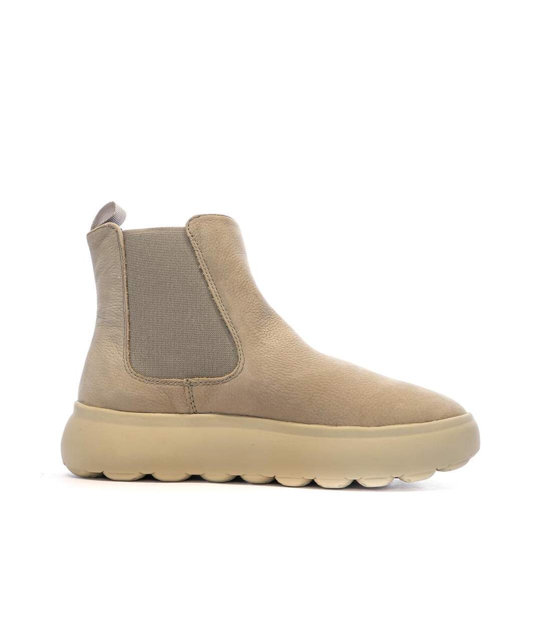 Bottines beige femme geox sepherica-2