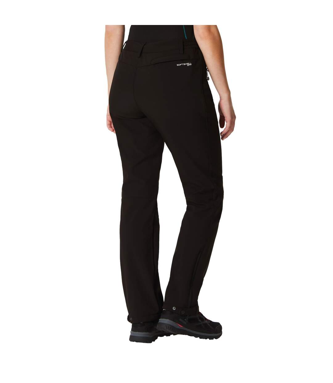 Pantalon de randonnée geo softshell femme noir Regatta