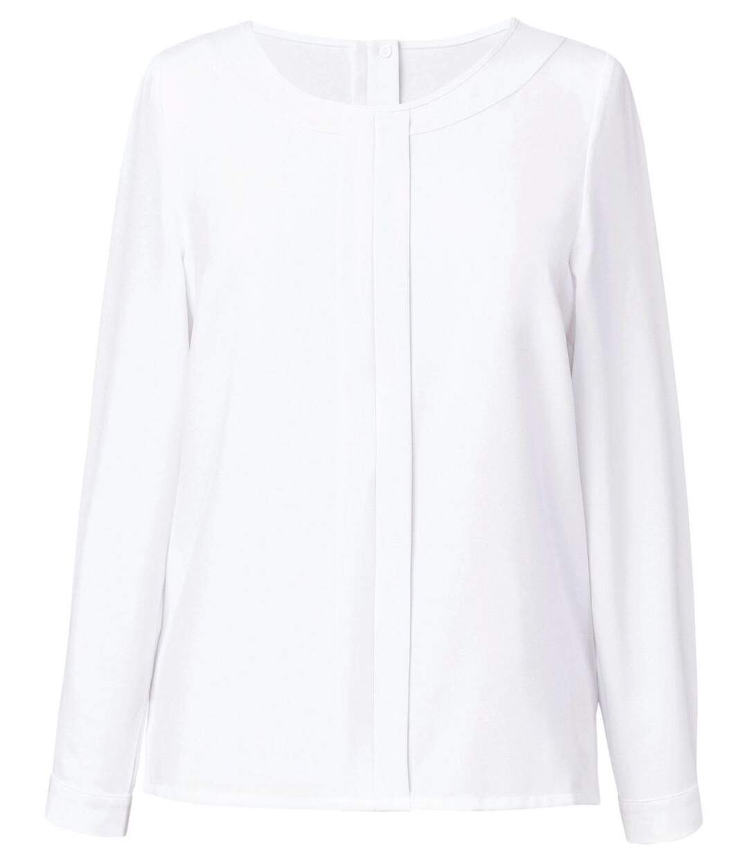 Blouse crêpe de Chine Riola - Femme - BT2264 - blanc-1