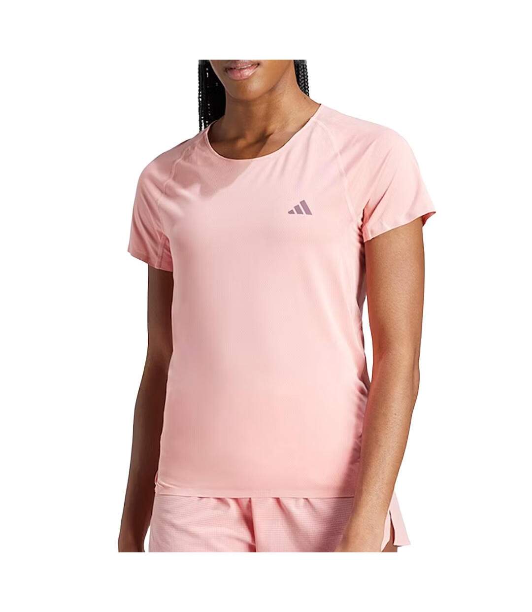T-Shirt rose femme adidas adizero-1