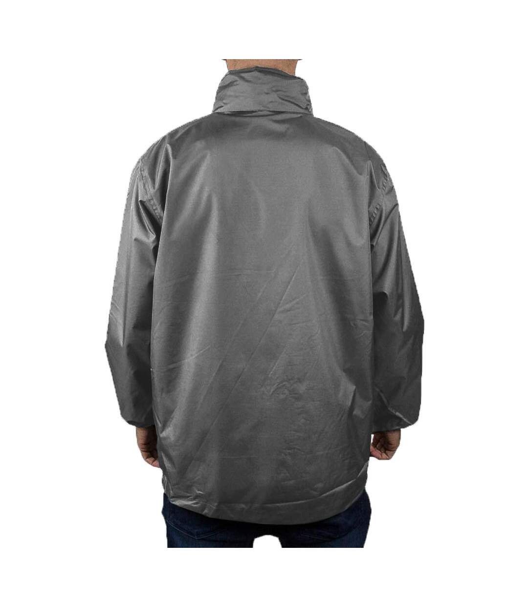 Core Veste Imperméable Coupe-vent Homme Gris Acier Result-3