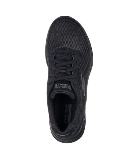 Skechers Womens/Ladies Go Walk 6 Iconic Vision Sneakers (Black) - UTFS9634