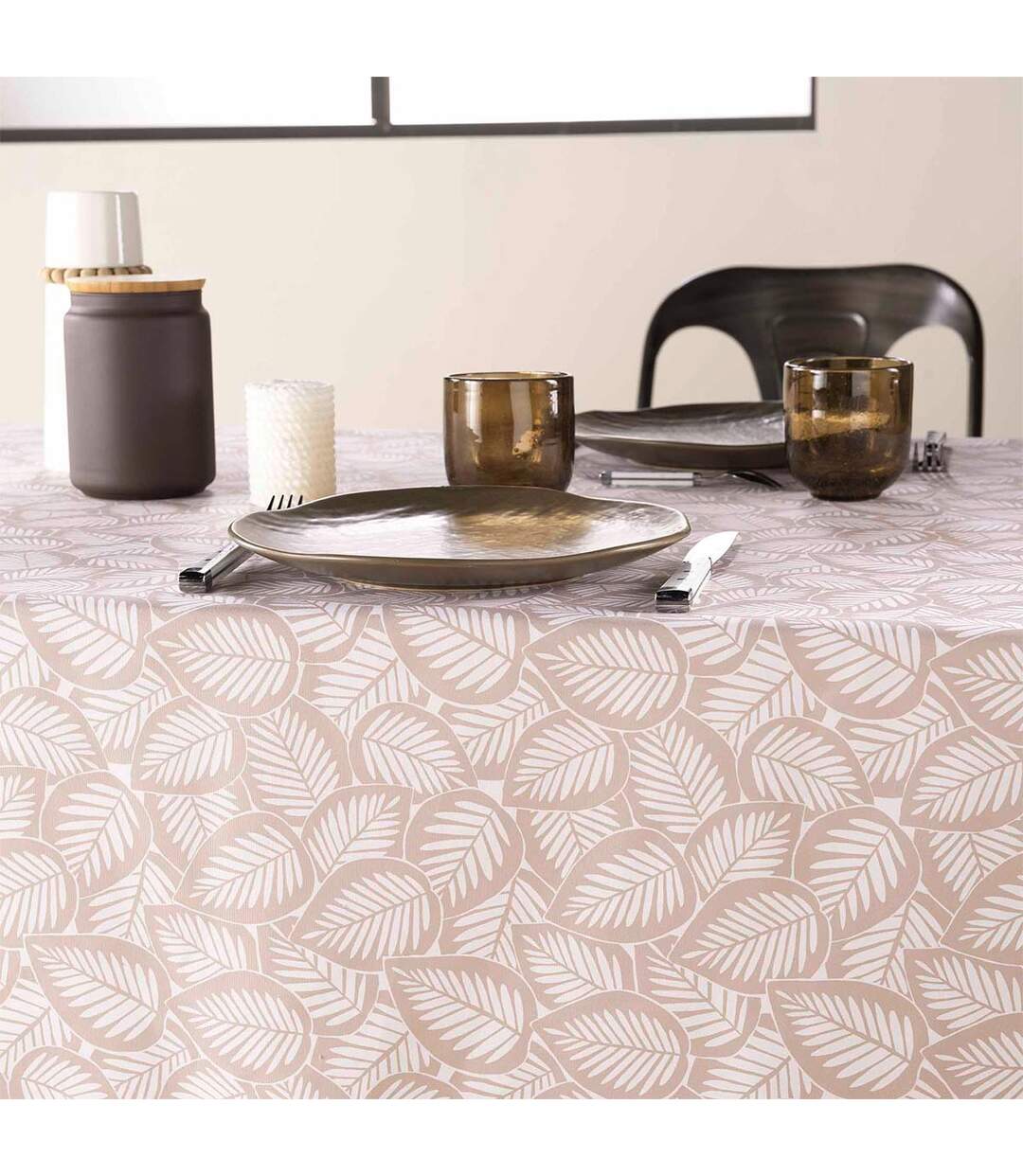Nappe en Microfibre Divany 140x240cm Naturel-2