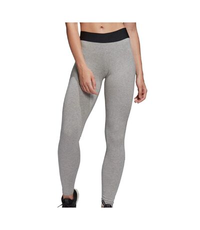 Legging Gris Adidas Femme Stacked - XS