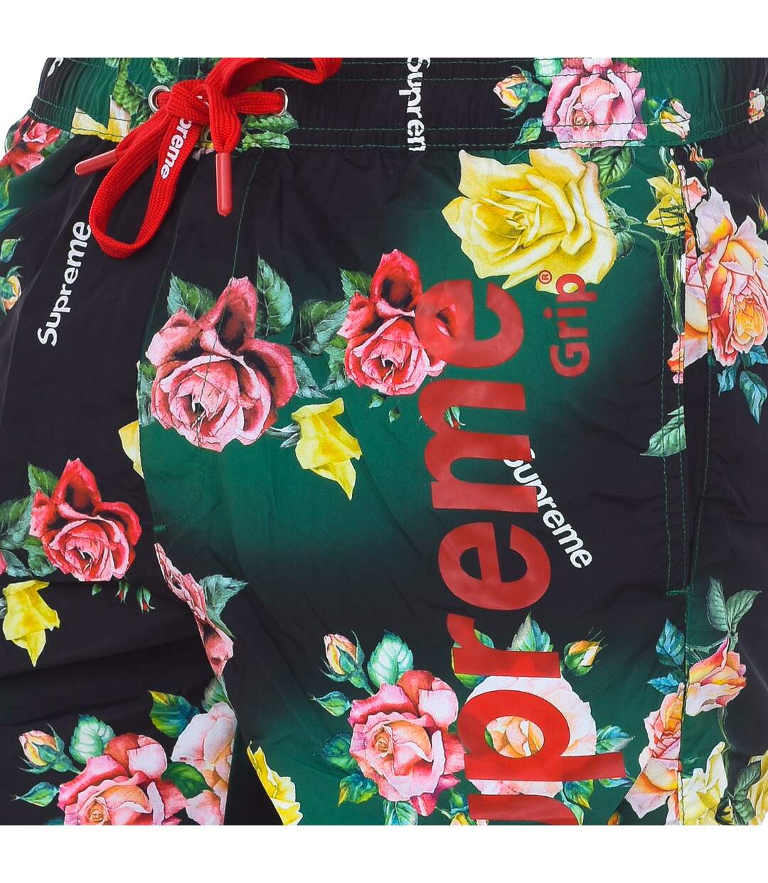 Men's Boxer Swimsuit Print Roses CM-30065-BP