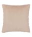 Paoletti Sonnet Faux Fur Cut Throw Pillow Cover (Cream) (45cm x 45cm)