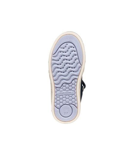 Basket Montante à Scratches Geox Enfant Skylin Girl Synt.Lea+Pea