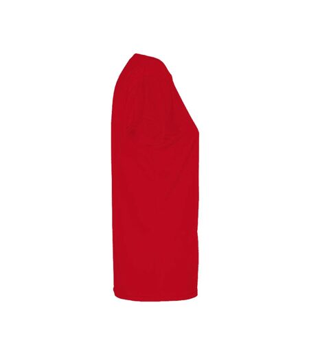 T-shirt Femme Rouge Feu Promodoro