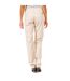 Long straight-cut trousers with hems 31694100 woman