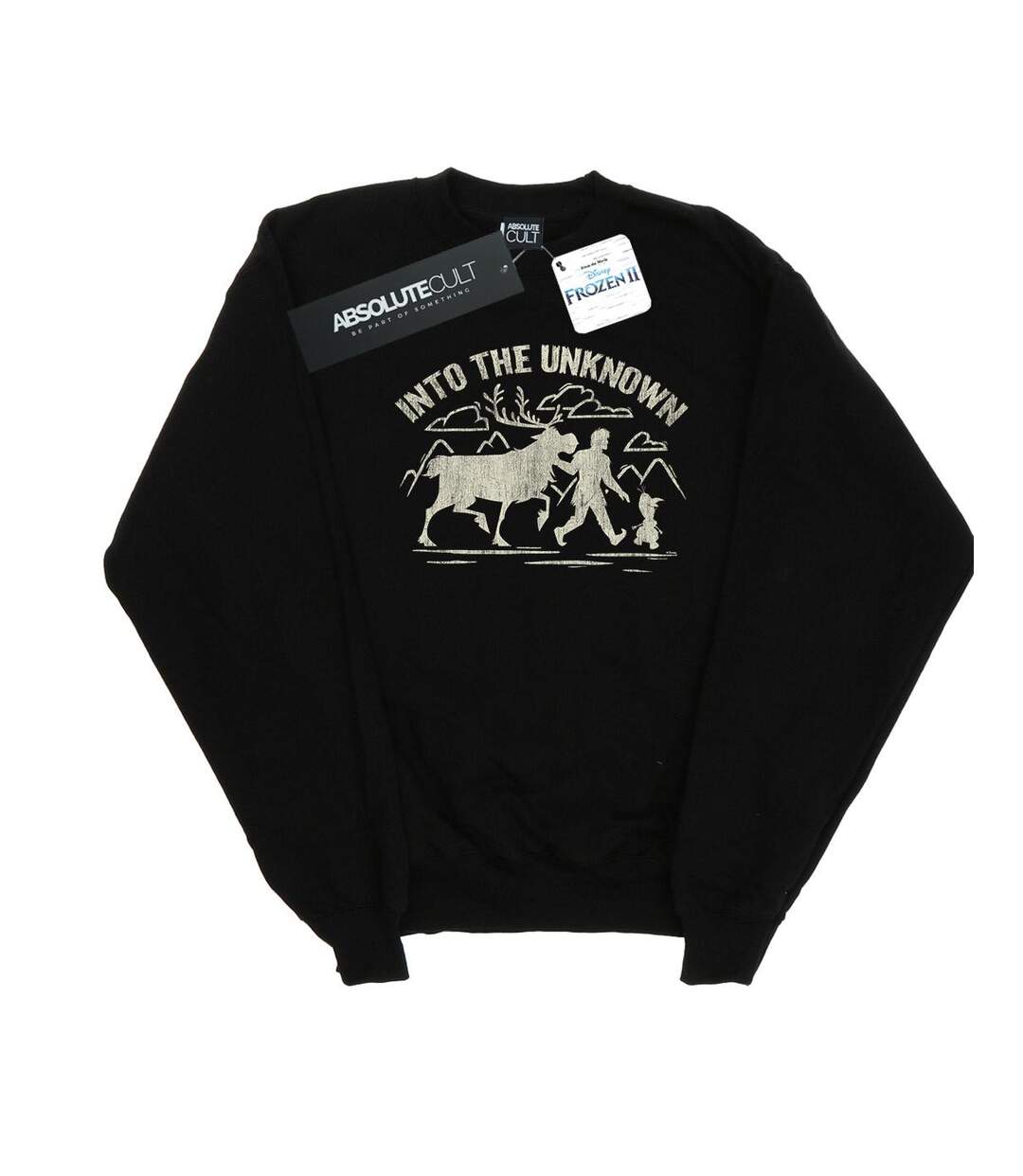 Disney - Sweat FROZEN INTO THE UNKNOWN - Femme (Noir) - UTBI18802-1