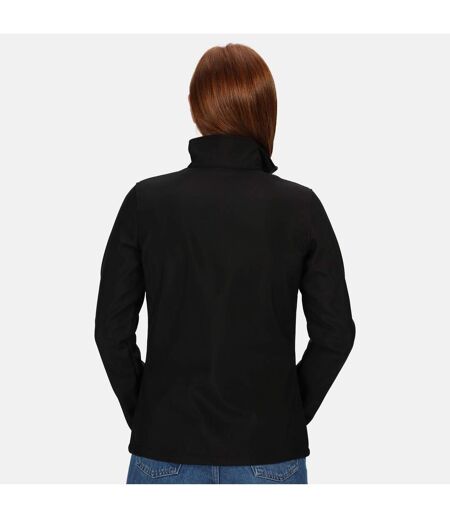 Regatta Womens/Ladies Ablaze Printable Softshell Jacket (Black/Black) - UTRG3561