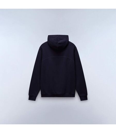 Sweat À Capuche Manches Longues Homme Bleu De Suède Napapijri