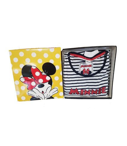 Ensemble de Pyjama Licence Fantaisie Qualité Supérieure Livré en Boite Cadeaux :Smiley, Disney, Santoro Minnie 50871