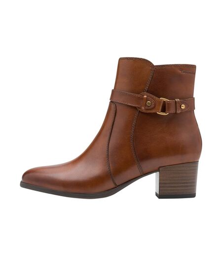 Bottine A Talon Cuir Tamaris