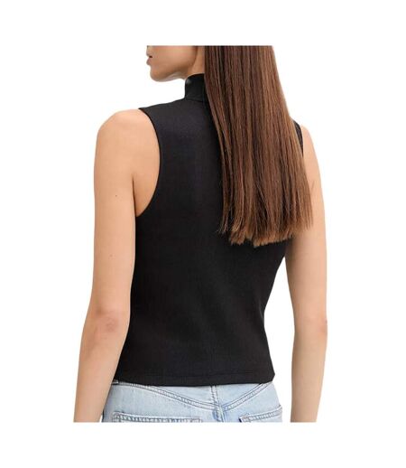 Top noir femme calvin klein jeans a- woven