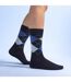 Glenmuir- Lot De 3 Chaussettes Homme Bambou Losanges Respirantes Élégantes-3