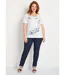 T-shirt motif fleurs encolure ronde-3