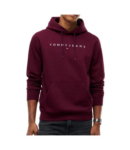 Sweat bordeaux homme tommy hilfiger washed dm0dm20746