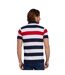 Polo homme bleu marine / blanc / rouge Raging Bull