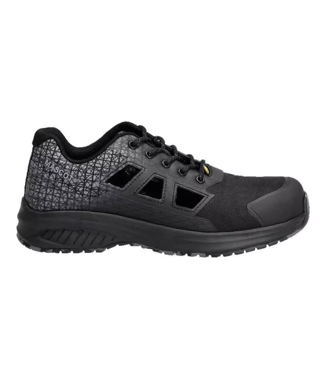 Mens Accelerate Safety Sandals Black Mascot-1