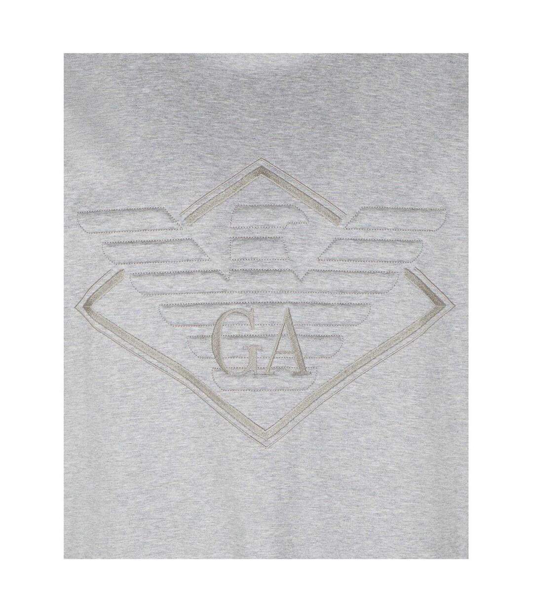 T-shirt Ea7 Homme Gris Clair Emporio Armani-3