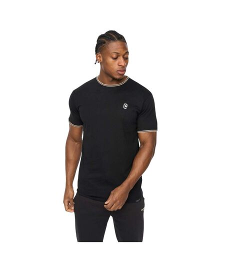 T-shirt Preece Homme Noir Crosshatch