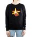 Disney - Sweat CARS LIGHTNING MCQUEEN BURST - Femme (Noir) - UTBI3316-3