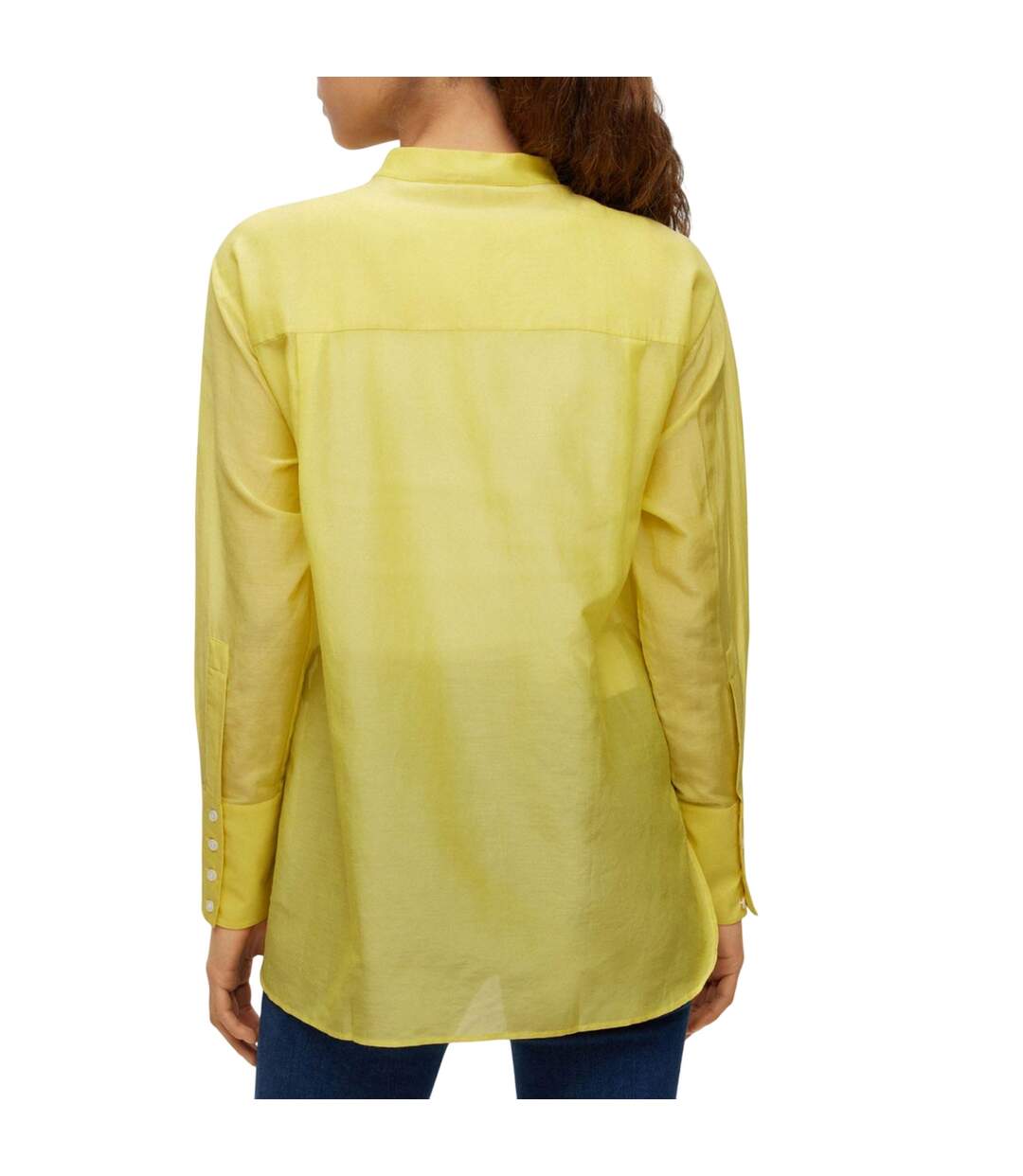 Chemisier Bessenia2 Femme Jaune Boss-3