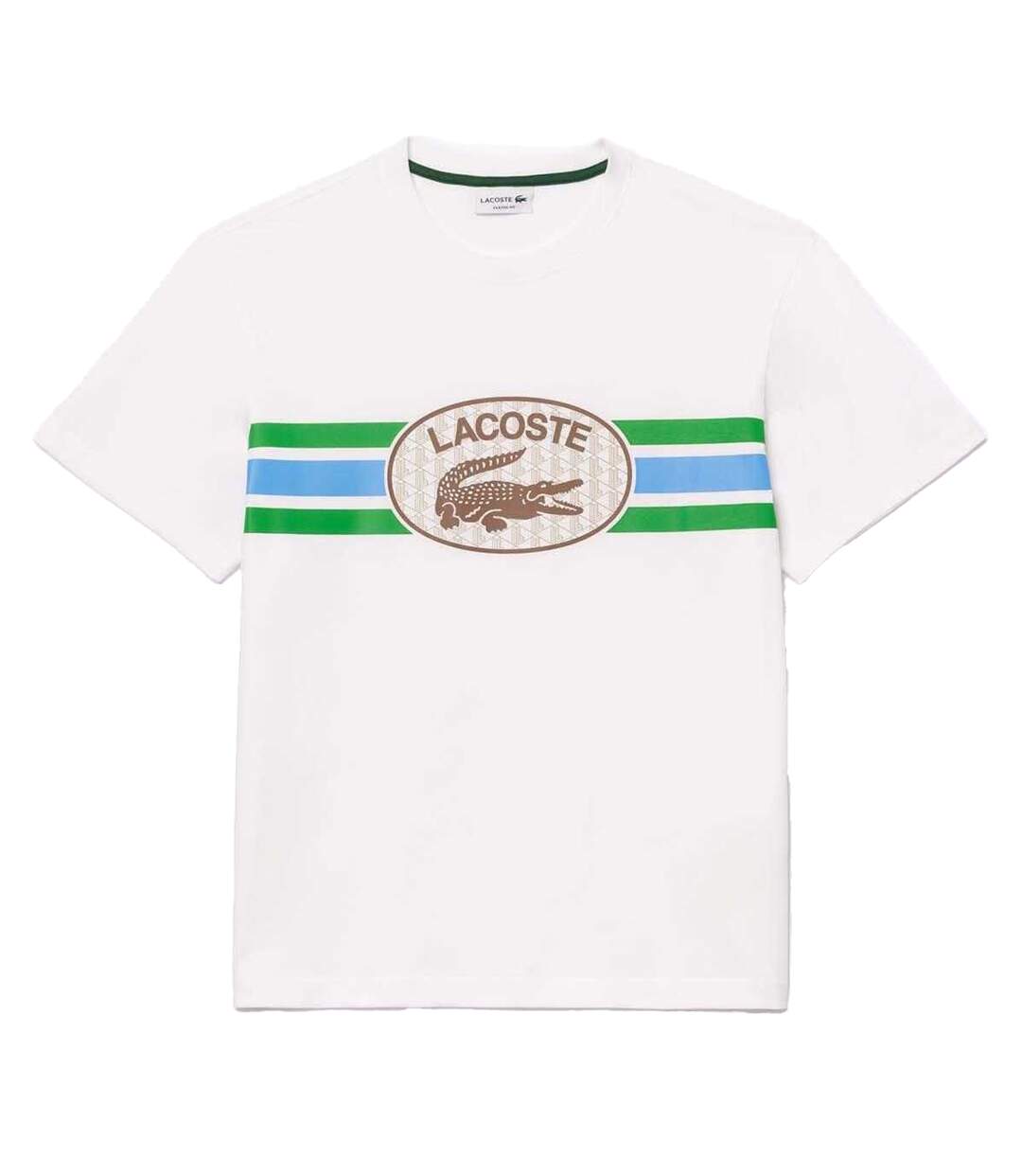 T-shirt Homme Blanc Lacoste-1