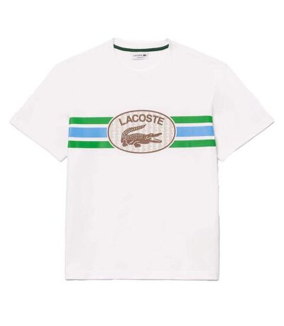 T-shirt Homme Blanc Lacoste