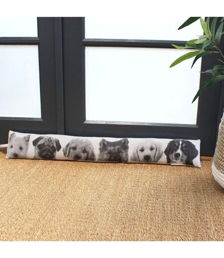 Boudin de Porte Chiens Vickie 90cm Écru