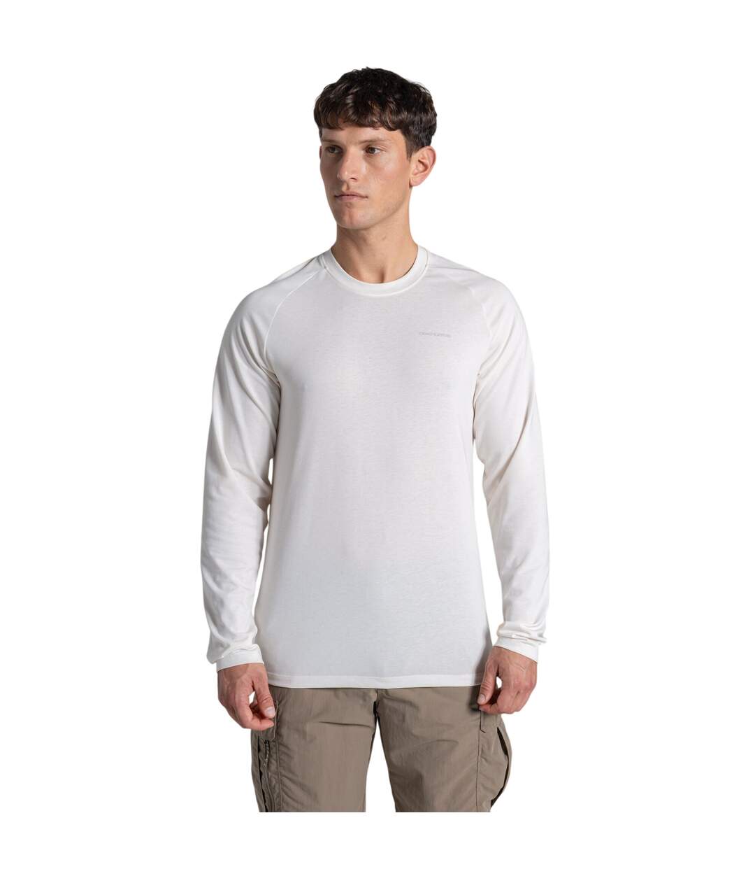 T-shirt Manches Longues Nour Homme Blanc Craghoppers-1