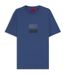 Mens Dusplit Tonal Logo T-shirt Blue Hugo-1