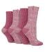 Lot de 4 chaussettes en tricot de laine pour femme-1